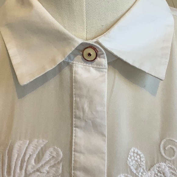 ESCADA white cotton blouse - Picture 3 of 12